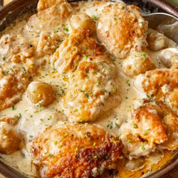 Creamy One-pan Chicken And Potatoes