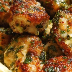 Crispy Garlic Parmesan Chicken Bites