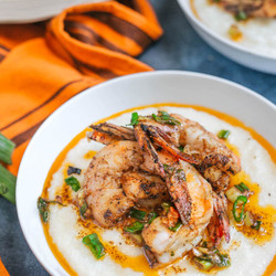 Grilled Cajun Shrimp And Grits