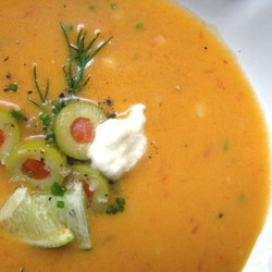 Bloody Mary-flavored Gazpacho Recipe