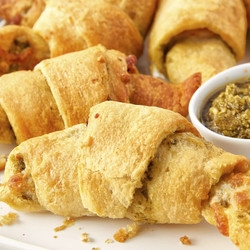 Air Fryer Turkey Pesto Crescent Rolls
