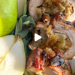 Pear &amp; Maple Pork Roulade