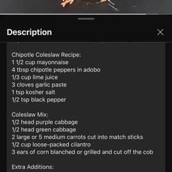 Chipotle Coleslaw