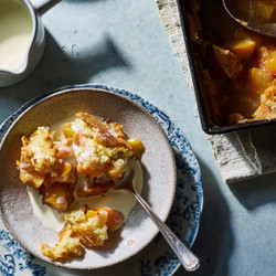 Renee Erickson’s Peach Cobbler With Hot Sugar Crust