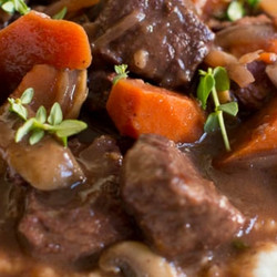 Sous Vide Beef Bourguignon