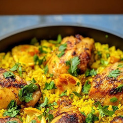 One-pan Chicken And Yellow Rice