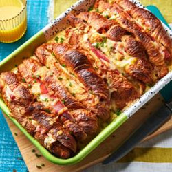 BBC Ham And Cheese Croissant Bake