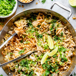 Healthy Turkey Pad Thai Recipe