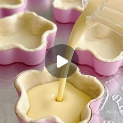 Egg Tarts With Puff Pastry