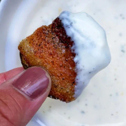 Bacon Wrapped Pickle Dippers