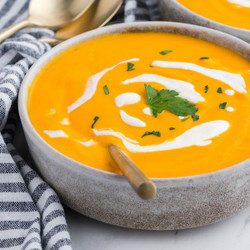Roasted Carrot Ginger Soup
