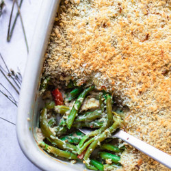 Cheesy Green Bean Casserole Recipe