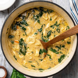 Creamy Tortellini Soup