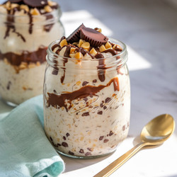 Moose Tracks Overnight Oats