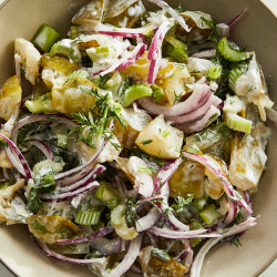 Smashed Pickle Salad
