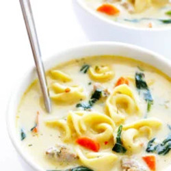 Creamy Tortellini And Sausage Soup