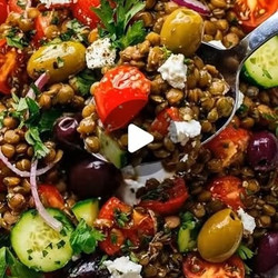 Mediterranean Lentil Salad
