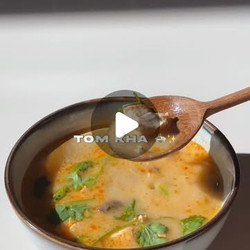 High Protein Gut Friendly Tom Kha Soup