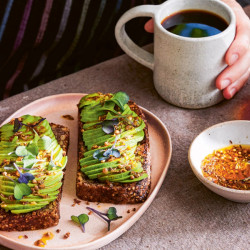 Avocado Toast with Cumin-chilli Tadka