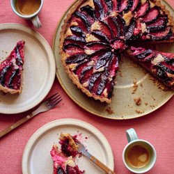Plum And Star Anise Frangipane Tart
