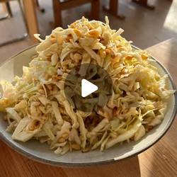 Cabbage And Pine Nut Slaw