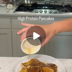 High Protein Cottage Cheese Pancakes