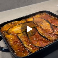 Aubergine Met Rijst Vulling