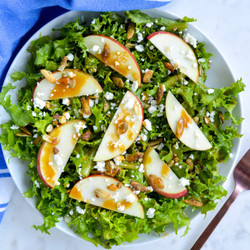 Frisée Salad With Apples &amp; Goat Cheese