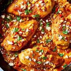 Mexican Street Corn Chicken Skillet