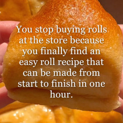 One-hour Dinner Rolls