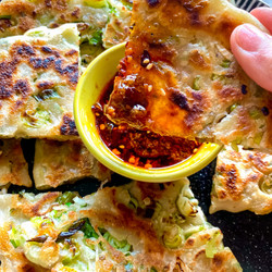 Crispy Spring Onion Pancakes