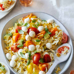 Loaded Farfalle Pasta Salad