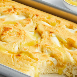 3-ingredient Lemon Ricotta Tray Cake Recipe