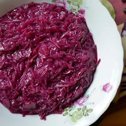 Polish Braised Red Cabbage With Raspberries {modra Kapusta Z Malinami} vego sides