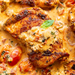 One Pan Creamy Chicken And Chorizo