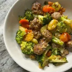 Sheet Pan Gnocchi With Sausage