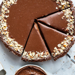 Vegan Gooey Chocolate Tart