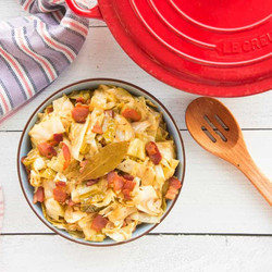 Braised Cabbage With Bacon