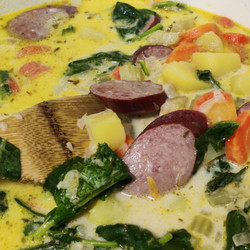 Kielbasa Potato Soup