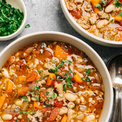 Italian Sausage Soup With White Beans