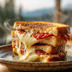 Pizza Grilled Cheese Sandwiches