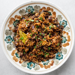 Kapusta Z Grzybami: Polish Sauerkraut With Wild Mushrooms