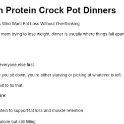 15 Crockpot Meals For Busy Moms