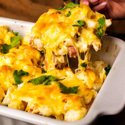 Keto Chicken Bacon Ranch Casserole