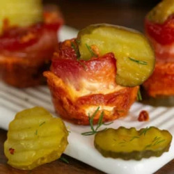 Dill Pickle Bacon Shots