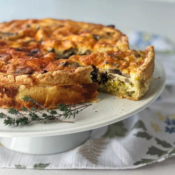 Mushroom Quiche Recipe