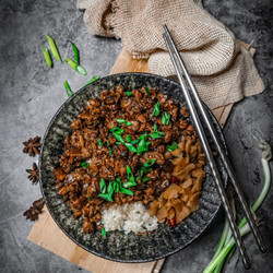 Vegan Taiwanese Braised Tempeh