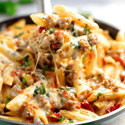 Creamy Tuscan Sausage Pasta