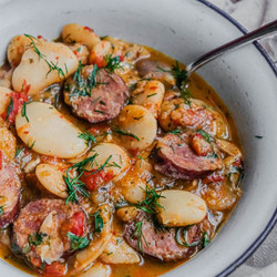 Smoky Romanian Bean Stew (Fasole cu Afumătură)