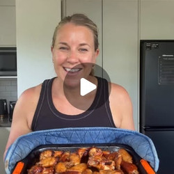 Honey Chicken wing nibbles apps snacks air fryer